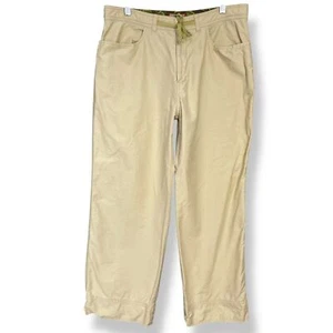 Toad & Co Horny Toad Pants Women Size 10 Cotton Nylon Hiking Straight Let Ankle - Picture 1 of 10