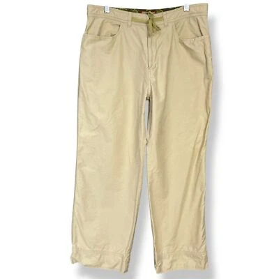 Toad & Co Horny Toad Pants Women Size 10 Cotton Nylon Hiking Straight Let Ankle - Image 1 of 4