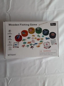 Mingta Toys preschool educational Wooden Fishing Game - Picture 1 of 18
