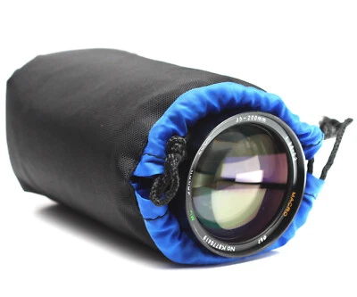 Vintage Soft Lens Case Pouch 6" High For Canon Pentax Nikon Olympus Vivitar - Image 1 of 4