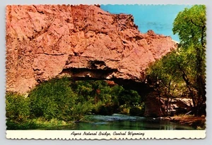 La Prele Creek Ayers Natural Bridge Central Wyoming c1976 Continental Postcard - Picture 1 of 4