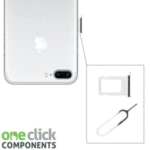 For iPhone 7 Plus SILVER Sim Card Tray Slot Holder with Eject Pin Replacement - Picture 1 of 1
