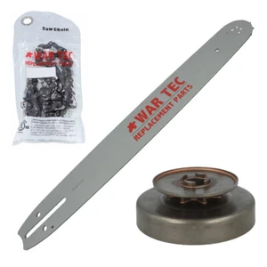 18" WAR TEC Guide Bar .3/8" .058 68DL Chain & Sprocket Kit Fits Husqvarna 61 - Picture 1 of 3