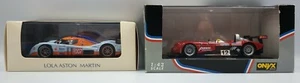 CARS : LOLA ASTON MARTIN LMP1 & PANOZ SPYDER LMP 2000 DIE CAST MODELS - Picture 1 of 8