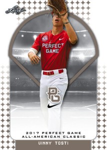 10 ct lot 2017 Vinny Tosti Leaf Perfect Game Nike AA Classic Aflac Limited-Ed SP