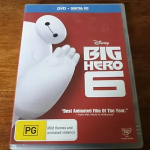 Big Hero 6 DVD R4 Like New! FREE POST - Picture 1 of 3