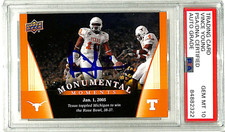 2011 Upper Deck Longhorns VINCE YOUNG Signed Card 93 Auto Graded PSA/DNA 10 Slab