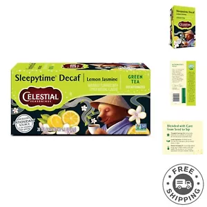 Sleepytime Decaf Lemon Jasmine Green Tea Bags 20 Tea Bags - Picture 1 of 7