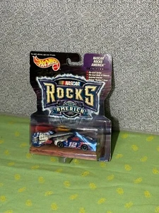 Coche y guitarra Hot Wheels Rocks America NASCAR #12 móvil diecast Mattel 1999 nuevo en caja - Imagen 1 de 3