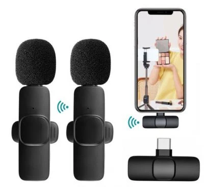 Bluetooth Wireless Lavalier Mikrofon Mini Ansteckmikrofon Handy-Live-Stream NEU - Bild 1 von 3