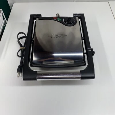 Prensa de sándwich eléctrica para parrilla Panini Artful Food Bella Cucina SW-21 PROBADA Foto 1 de 4