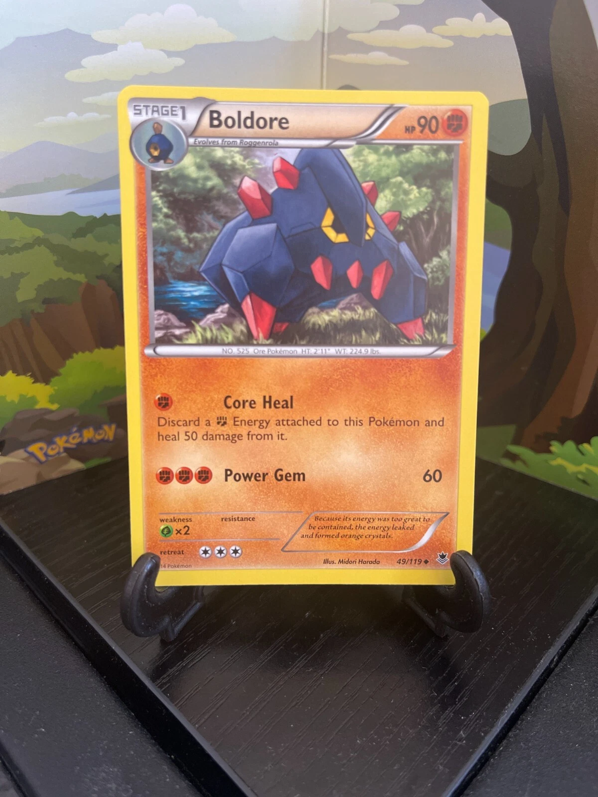 Boldore 49/119 - Phantom Forces - Uncommon - Pokemon Card TCG - LP