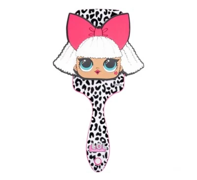 L.O.L. Surprise Paddle Hair Brush Soft Flexible Easy Grip Design White New - Image 1 of 4