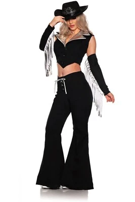 Midnight Cowgirl Adult Women Costume Cowboy & Western Barbie - Image 1 of 2