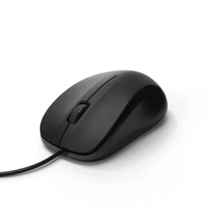 Hama 182606 Optische 3-Tasten-Maus MC-300, kabelgebunden, Schwarz - Bild 1 von 2