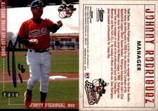 Johnny Rodriguez Signed 2010 Grandstand Quad Cities River Bandits #NNO Card