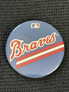 Vintage Atlanta Braves Pin 3.5" 90s - Picture 1 of 2