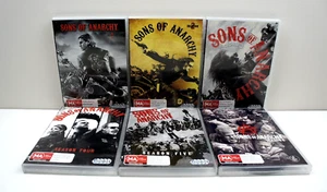Sons Of Anarchy Seasons 1-6 DVD 1 2 3 4 5 6 Region 4 PAL - Free Postage - Picture 1 of 15