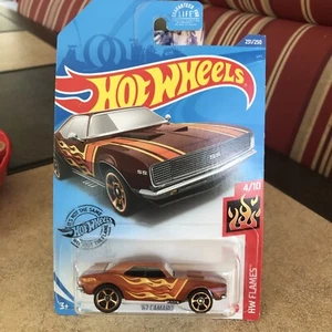 1 2020 Hot Wheels HW Flames Brown '67 Camaro - Bild 1 von 2