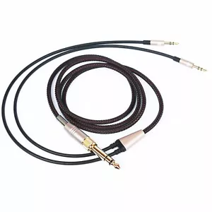 Audio Cable with Hifiman Sundara, Arya, Ananda Headphones 3.5mm and 6.35mm to... - Picture 1 of 7