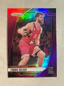 2024-25 Panini Prizm Euroleague Purple Thomas Walkup /99 #155 Olympiacos - Picture 1 of 2