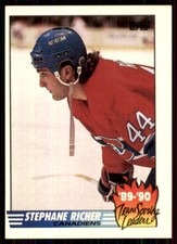 1990-91 Topps Team Scoring Leaders Stephane Richer Montreal Canadiens #4