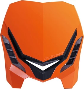 POLISPORT - FARO E-BLAZE LED MASCHERINA IN CARBONIO CROSS ENDURO ARANCIONE - Imagen 1 de 8