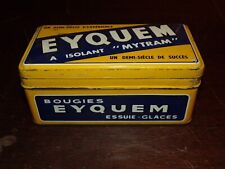 Boite " Bougies EYQUEM " N° 113 14 x 125 serties ( 8,5 x 6,2 x 15,7 cm )