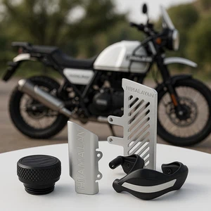 Royal Enfield Himalayan 4 pezzi kit combinato - accessori essenziali per moto... - Foto 1 di 11