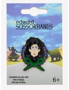 Edward Scherenhände Kamee Emaille Pin - Bild 1 von 1