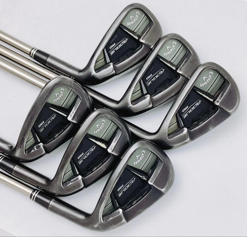 Callaway ROGUE PRO BLACK Irons #5-9,Pw(6Clubs)/ATTAS Carbon/Flex:Stiff - Image 1 of 4