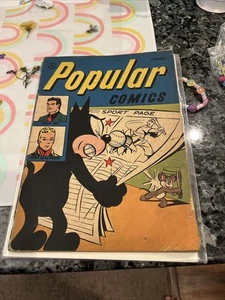 POPULAR COMICS # 132 Golden age 1947 FELIX THE CAT/ BASEBALL COVER - Picture 1 of 15
