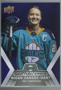 2024-25 Upper Deck PWHL Showcase Purple /250 Micah Zandee-Hart #16 Rookie RC - Picture 1 of 7
