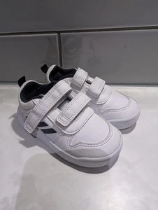Adidas Infrant Turnschuhe weiß Größe 5 Jungen mit Riemen - Bild 1 von 6