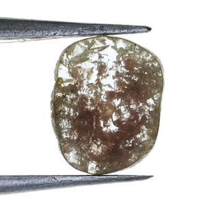 Slice  Natural Rough Loose 0.56 Ct Translucent 7.51X5.97X1.07MM Diamond Lot - Picture 1 of 2