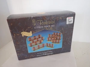 Fontanini 10 Piece Fence Set For 5" Village New In Box # 56544 - Picture 1 of 4