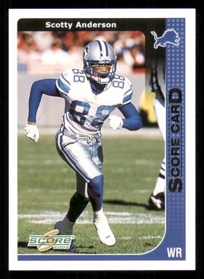 2002 Score Scorecard #81 Scotty Anderson /400 - Image 1 of 2