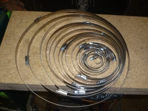 Schlauchschellen,  Spannbereich  10-320mm Bandbreite 9/12mm VE=5 Stück - Bild 1 von 4