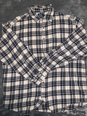 High Sierra Men's Long Sleeve Flannel Shirt XL Blue White Plaid - Image 1 of 4