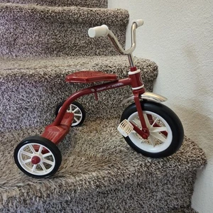 Vintage Radio Flyer Miniatur Dreirad kleines rotes Fahrrad - Bild 1 von 8