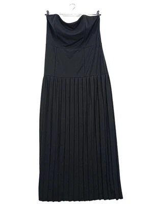 ASOS Vestido strapless Mujeres Vestido Talla EU 44 negro elegante - Imagen 1 de 4