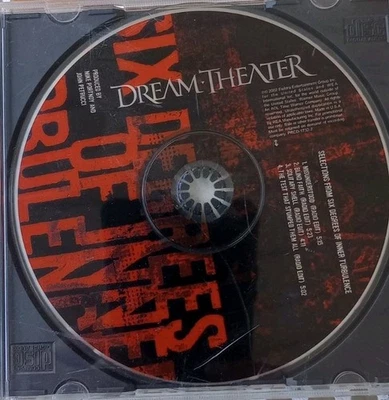 Dream Theater CD Six Degrees of Inner RARE Promo Radio Demo Progressive Metal  Foto 1 de 4