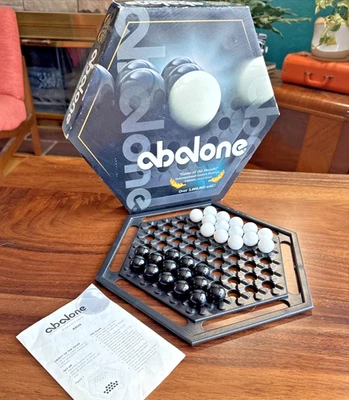 ABALONE Classic Award Winning Abstract Strategy Marble Board Game COMPLETE - Image 1 of 4
