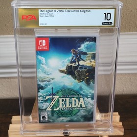 Zelda Tears of the Kingdom Nintendo Switch PSA 10 A++ 1st Print CGC VGA WATA