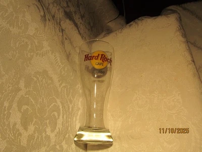 Vintage Hard Rock Cafe Detroit Closed Pint Beer Glass - Image 1 of 4