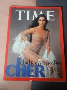 Time Magazine March 17, 1975 Cher "Glad Rags to Riches" - Picture 1 of 9