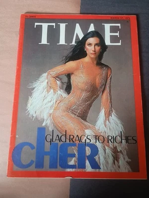 Time Magazine March 17, 1975 Cher "Glad Rags to Riches" - Image 1 of 4