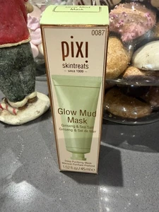 Pixi Beauty Glow Mud Mask 45ml Deep Purifying Mask Ginseng & Sea Salt & Rosemary - Picture 1 of 9