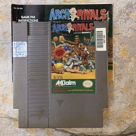 Arch Rivals Cartridge + Manual - Nintendo Entertainment System NES