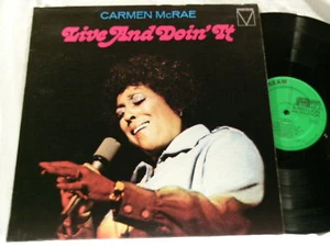 CARMEN McRAE Live and Doin' It Norman Simmons LP - Picture 1 of 1
